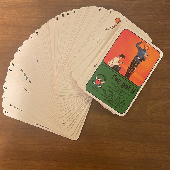 Rare vtg I'VE GOT IT Mental Exercise Card Game Discovery Toys West Germany 1960s - Picture 2 of 2